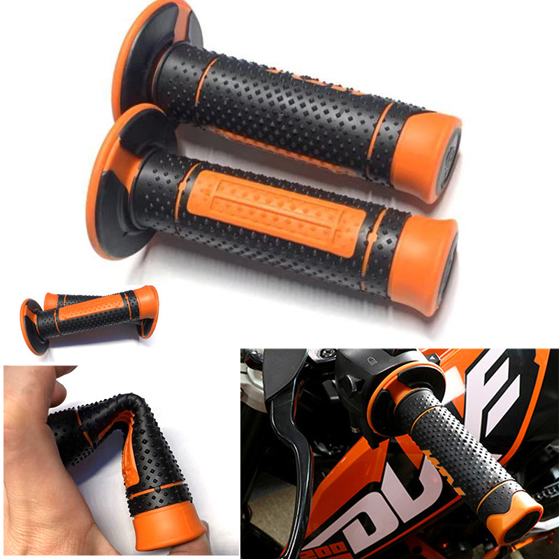 Motorcycle Rubber Handle Cover – Anti-Slip Grip Accessory